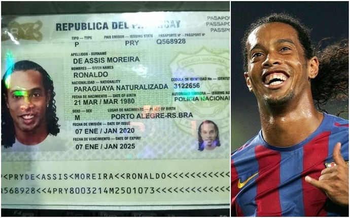 Ronaldinho-fake-passport