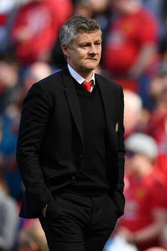 ole-gunnar-solskjaer-manager-of-manchester-united-looks-dejected-the-picture-id1148632475
