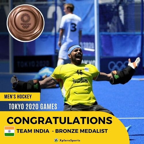 India-Men's-HockeyTeam-Bronze-medal-Tokyo 2020