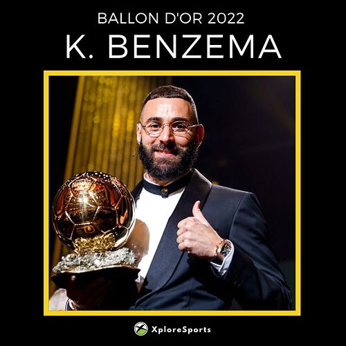 Benzema - Ballon dor 2022