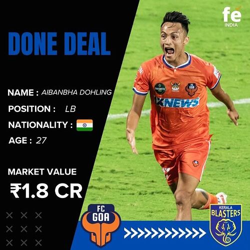 Aibanbha Dohling Transfer-FCGOA-KBFC