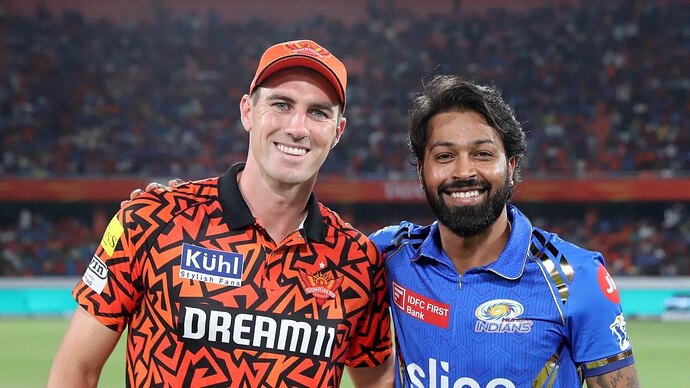 Pat_Cummins_Hardik_pandya_MI_vs_SRH_IPL_2024_Match_55