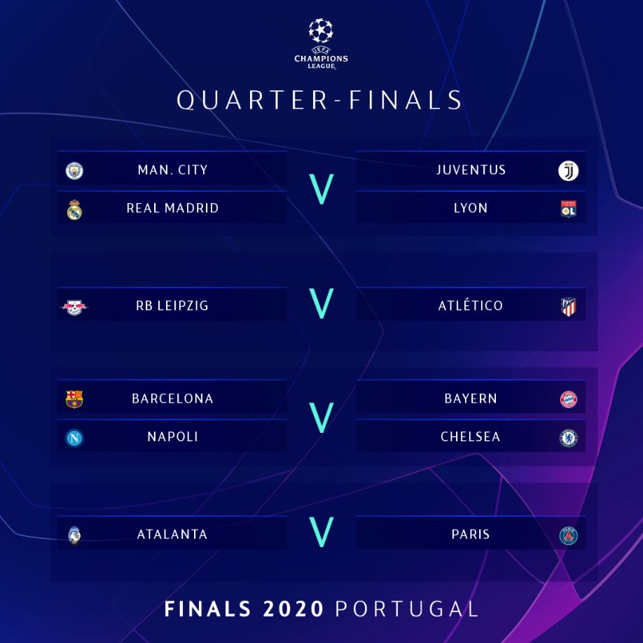 Ucl shop matches 2020