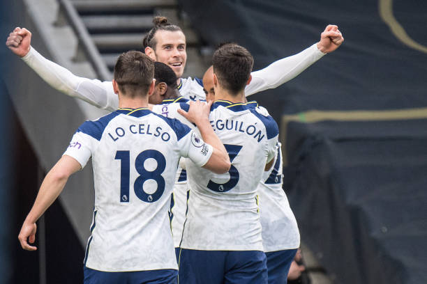 gareth-bale-of-tottenham-hotspur-celebrate-with-sergio-reguilon-and-picture-id1232447174