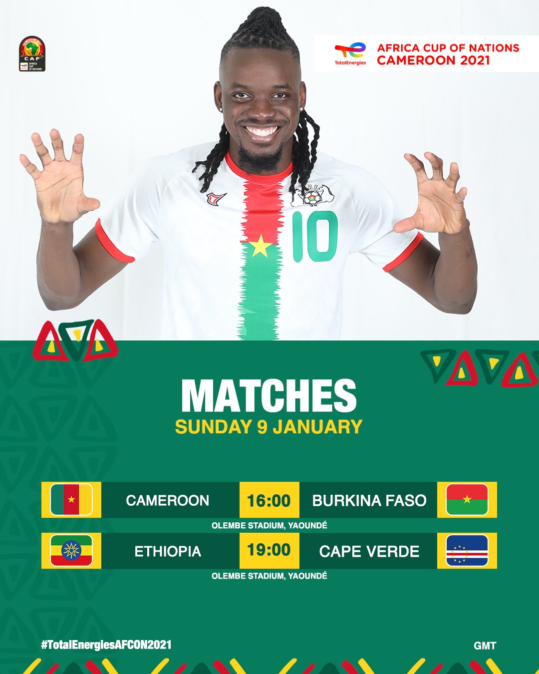 ⚽️ African Cup of Nations 2022 Fixtures, Results, Stats and More - Football 